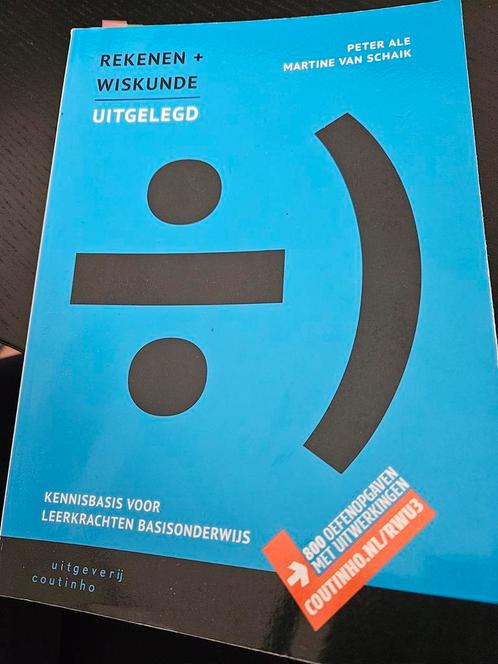 Martine van Schaik - Rekenen en wiskunde uitgelegd, Boeken, Schoolboeken, Zo goed als nieuw, Nederlands, Overige niveaus, Ophalen of Verzenden