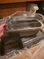 IJsbakken 5 liter nieuw met deksels plastic IJssalon horeca, Ophalen of Verzenden, Nieuw