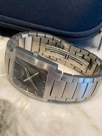 Longines conquest quartz zwarte plaat, Sieraden, Tassen en Uiterlijk, Horloges | Heren, Overige merken, Staal, Gebruikt, Ophalen of Verzenden