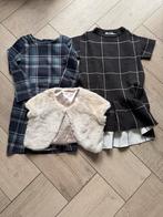 2 Geruite jurkjes met bolero maat 122/128, Ophalen of Verzenden, Zo goed als nieuw, Meisje, Jurk of Rok