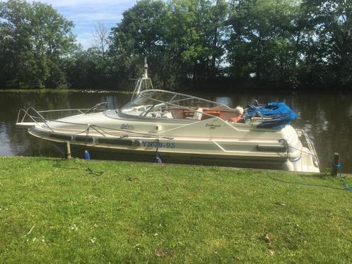 motorboot, Watersport en Boten, Motorboten en Motorjachten, Zo goed als nieuw, Polyester, 6 tot 9 meter, Diesel, Binnenboordmotor