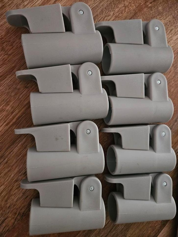 8x Campking Easy Grip Buisklemmen 25-28mm, Caravans en Kamperen, Caravan accessoires, Ophalen