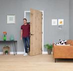 Binnendeuren | Eiken Loftdeur / Barndeur / Schuifdeur, 80 tot 100 cm, Binnendeur, Nieuw, Ophalen of Verzenden