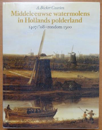 Middeleeuwse watermolens in Hollands polderland beschikbaar voor biedingen