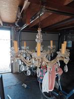 Mooie jaren 70 kroonlamp 8lichts, Huis en Inrichting, Ophalen, Glas