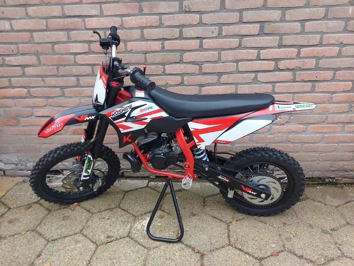 Crossmotor 50cc 2 takt bloedsnel! Nieuw!, Fietsen en Brommers, Minibikes, Midibikes en Pitbikes, Zo goed als nieuw, Overige typen