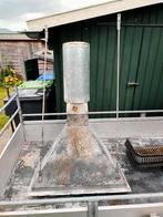 Complete haardset met schouw en vonkengordijn, Huis en Inrichting, Haarden, Ophalen, Gebruikt, Inbouwhaard, Houthaard