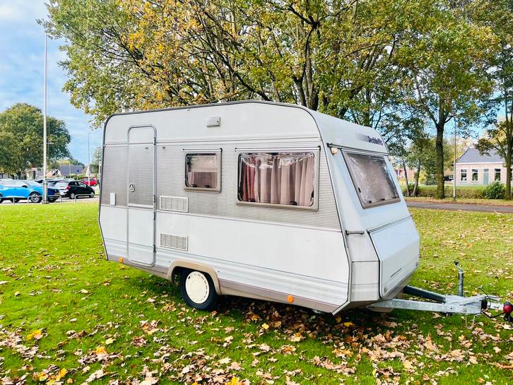 Dethleffs New Line 390#4persoons#Voortent#Slechts 652kg#1994, Caravans en Kamperen, Caravans, Bedrijf, tot en met 4, 500 - 750 kg
