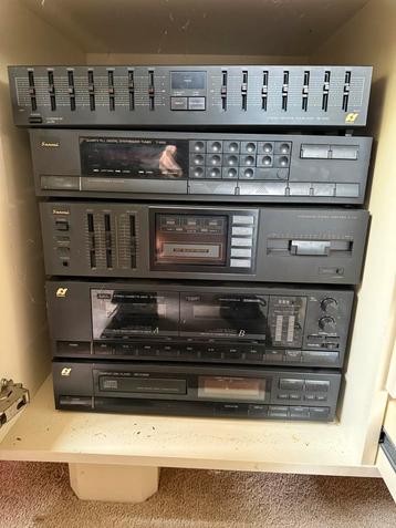 Sansui Audio Set- Versterker, Equalizer, Tuner, Cassette, CD beschikbaar voor biedingen