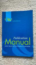 Publication Manual APA, Ophalen of Verzenden, Beta, Zo goed als nieuw, WO