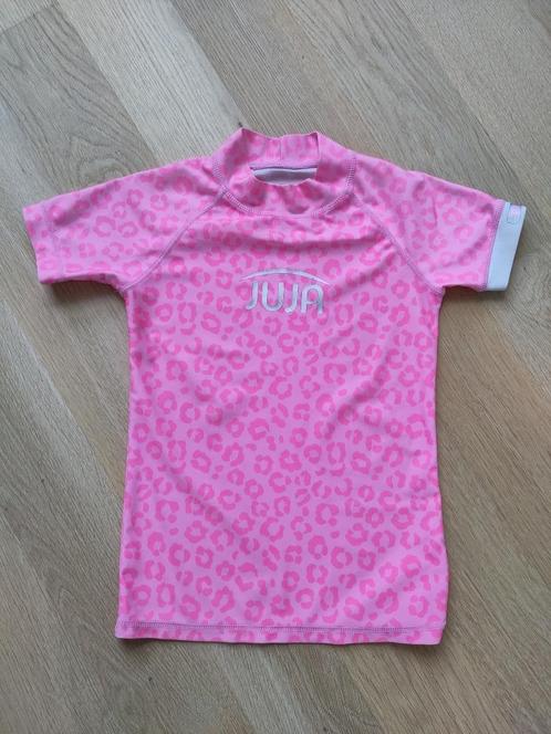 JUJA UV-zwemshirt roze panterprint mt 110-116 (UPF50+), Kinderen en Baby's, Kinderkleding | Maat 110, Zo goed als nieuw, Meisje
