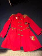 Rode Carnavalsjas Dames Maat 40 met Emblemen, Carnaval, Kleding, Gedragen, Ophalen