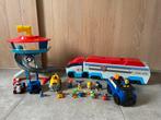 Paw patrol collectie vrachtauto en uitkijk toren, Kinderen en Baby's, Speelgoed | Actiefiguren, Ophalen, Zo goed als nieuw