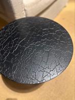 Ethnicraft bijzettafel metaal black  celeste, Huis en Inrichting, Minder dan 55 cm, Metaal of Aluminium, Design, Rond