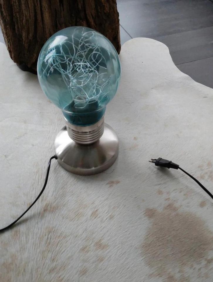 (nacht) lampje in vorm van peer-gloeilamp, Huis en Inrichting, Lampen | Overige, Gebruikt, Ophalen of Verzenden