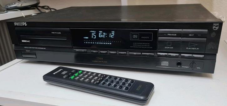 Philips cd speler cd-614 + afstandsbed. cdm4 swingarm, Audio, Tv en Foto, Cd-spelers, Gebruikt, Philips, Ophalen of Verzenden