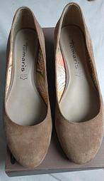 Z.g.a.n. taupe pumps met sleehak maat 40., Beige, Ophalen of Verzenden, Zo goed als nieuw