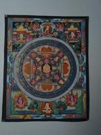 Grote wiel Mandala Thangka, Ophalen of Verzenden
