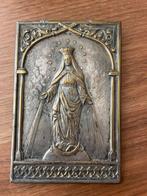 Antieke religieuze plaquette Maria, Ophalen of Verzenden
