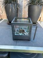 Bio ethanol tafel-/sfeerhaard met deurtje, Tuin en Terras, Tuinhaarden, Ophalen of Verzenden, Zo goed als nieuw