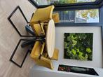 Eiken ronde tafel, Huis en Inrichting, Tafels | Eettafels, Ophalen, Rond, Zo goed als nieuw, 100 tot 150 cm