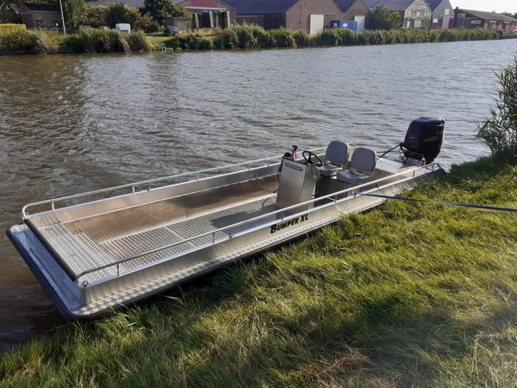 Nieuw Aluminium boot Bumper XL zelflozend 6 meter, Watersport en Boten, Vis- en Consoleboten, Nieuw, 70 pk of meer, 3 tot 6 meter