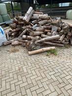 Op stam gezaagd +-5m3 voornamelijk spar, Tuin en Terras, Haardhout, 3 tot 6 m³, Ophalen of Verzenden