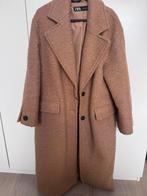 Zgan zara oversized mantel maat XS bruin, Verzenden, Zo goed als nieuw, Maat 34 (XS) of kleiner, Bruin