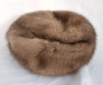 Vintage origineel luxe dames bont muts waardevol erfstuk, Ophalen of Verzenden, Dames
