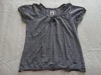 Tom Tailor kleine ruitjes blouse 100% katoen maat 40 blauw, Maat 38/40 (M), Blauw, Zo goed als nieuw, Tom Tailor