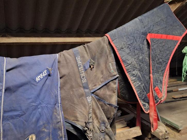 Diverse paardendekens, Dieren en Toebehoren, Paarden en Pony's | Dekens en Dekjes, Zo goed als nieuw, Ophalen of Verzenden