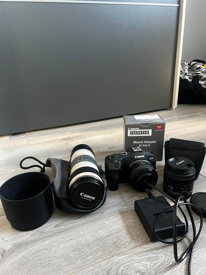 Canon EOS R8 + 3 lenzen + Zhiyun Weebill 3S + accessoires, Audio, Tv en Foto, Fotocamera's Digitaal, Zo goed als nieuw, Canon