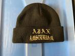 Ajax Amsterdam muts - Zwart met witte tekst, Ophalen of Verzenden, Zo goed als nieuw, Ajax, Pet of Muts
