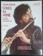 SONGS FOR ANNIE _ JAMES GALWAY - Fluit en piano, Gebruikt, Overige genres, Dwarsfluit of Piccolo, Overige soorten