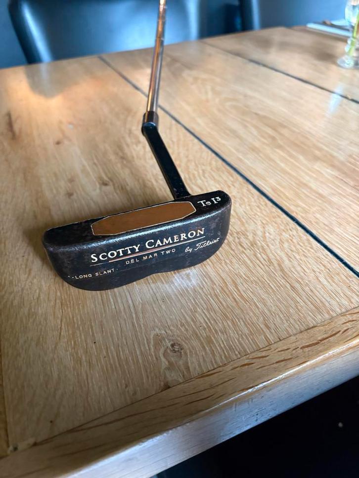 Scotty Cameron TeI3 Del Mar Long Slant Putter, Sport en Fitness, Golf, Gebruikt, Club, Overige merken, Ophalen of Verzenden