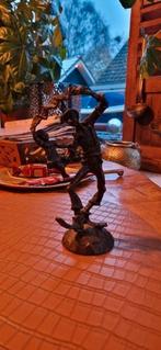 Bronzen clown zware, Antiek en Kunst, Ophalen of Verzenden