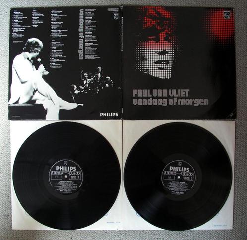 Paul Van Vliet – Vandaag Of Morgen 34 nrs 2LP 1979 ZGAN, Cd's en Dvd's, Vinyl | Nederlandstalig, Zo goed als nieuw, Overige genres
