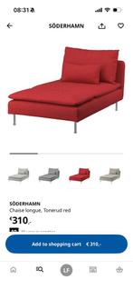 Söderhamn chaise longue Tonerud red, Huis en Inrichting, Ophalen, Zo goed als nieuw, Eenpersoons