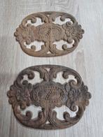 2 mooie ornamenten van hout, Ophalen of Verzenden