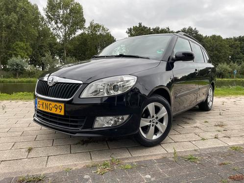 Skoda Fabia 1.2 TSI 63KW Combi 2013 Zwart, Auto's, Skoda, Particulier, Benzine, B, Stationwagon, Handgeschakeld, Origineel Nederlands