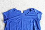 Blauw Shirtje35 (XL) - 35 € 15,-, Kleding | Dames, T-shirts, Blauw, ---, Ophalen of Verzenden, Zo goed als nieuw