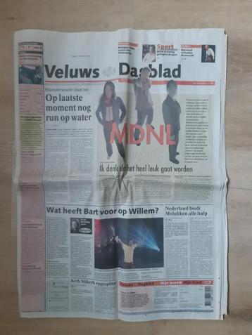 Oude Krant 31 December  1999 beschikbaar voor biedingen