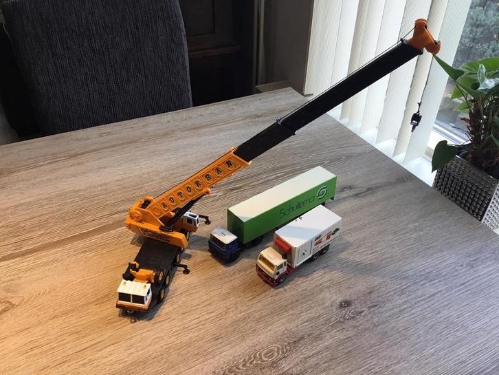 Siku, Lion Car, Kraanwagen - Vrachtwagen Collectie, Kinderen en Baby's, Speelgoed | Overig, Gebruikt, Jongen of Meisje, Ophalen of Verzenden
