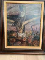 Schilderij kruisiging Jezus, Antiek en Kunst, Ophalen