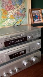 Stereoset sony . EF530 versterker plus cd en md speler, Gebruikt, Losse componenten, Ophalen of Verzenden, Sony