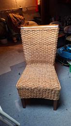 Eetkamer stoelen 6, Huis en Inrichting, Stoelen, Ophalen, Bruin, Riet of Rotan, Zo goed als nieuw