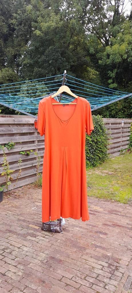Gudrun Sjödén jurk, Kleding | Dames, Jurken, Zo goed als nieuw, Maat 46/48 (XL) of groter, Oranje, Onder de knie, Ophalen of Verzenden