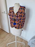 Vintage Geborduurde Gilet, Kleding | Dames, Ophalen of Verzenden, Nieuw, Maat 38/40 (M), Blauw
