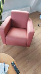 Bank (2.5 zit) 2 fauteuils en poef, Huis en Inrichting, Banken | Bankstellen, Ophalen, Overige materialen, Gebruikt, Minder dan 75 cm