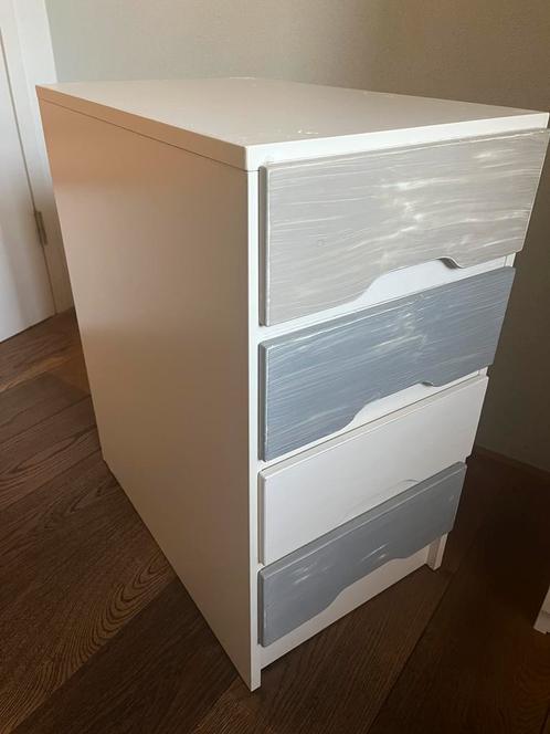 Ladeblok (4 lades) + tafelblad van Ikea, Huis en Inrichting, Kasten | Ladekasten, Gebruikt, Minder dan 100 cm, 100 tot 150 cm